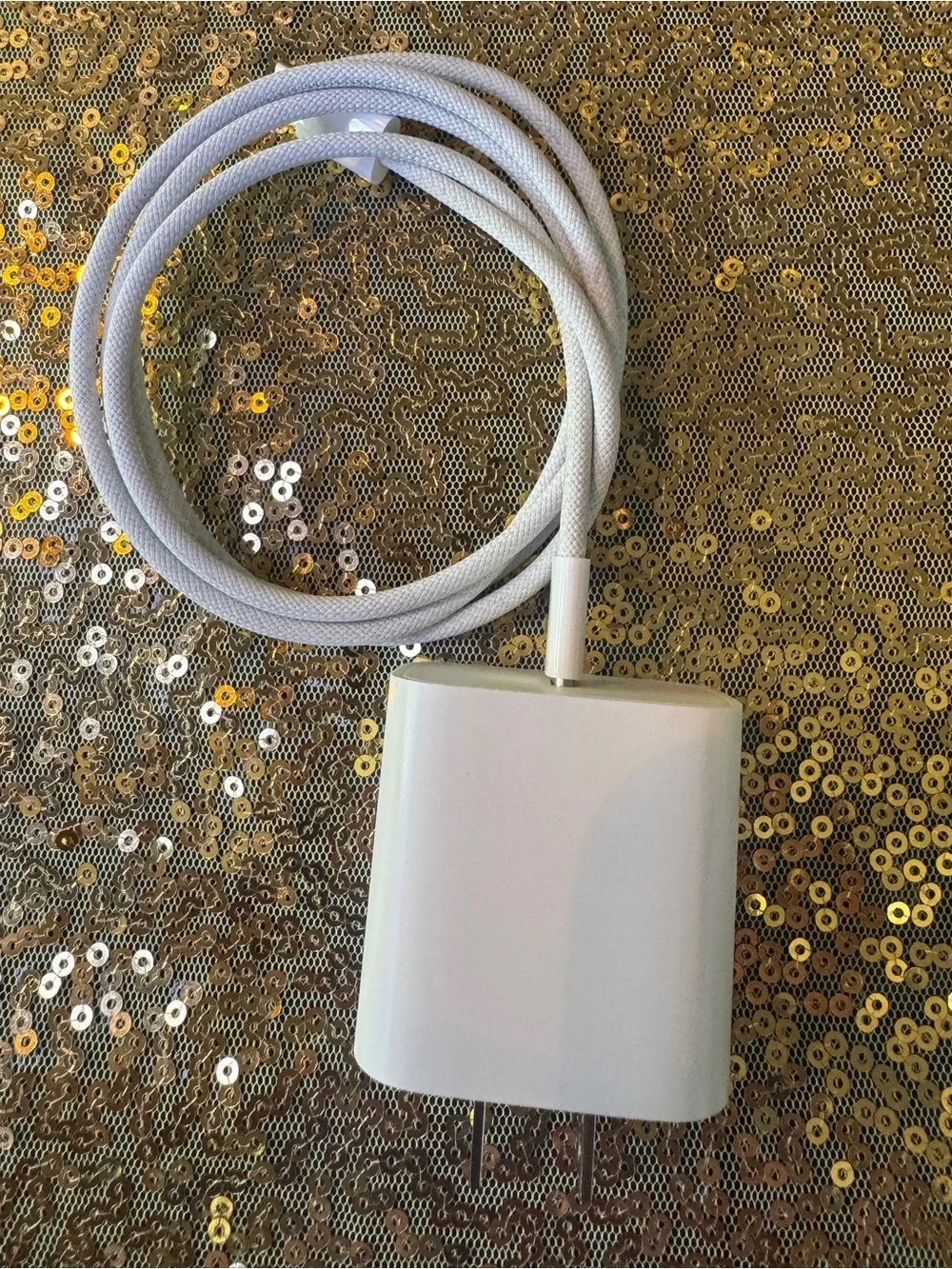 USB-C Charging Cable with White Wall Adapter